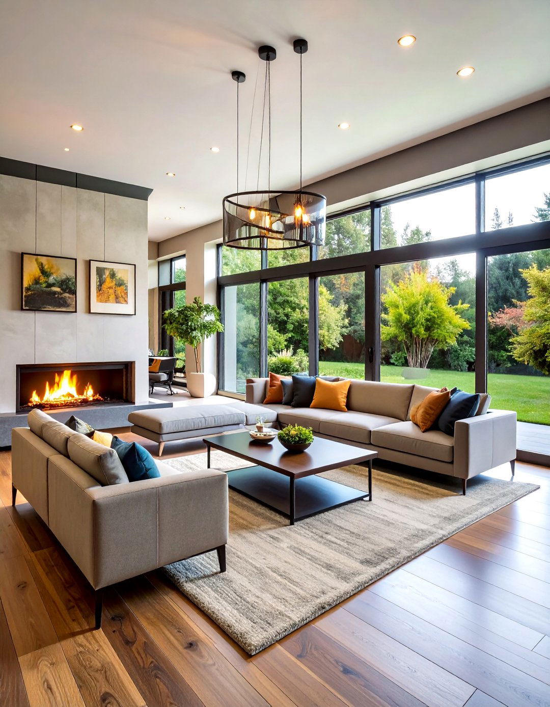 Double Sided Room Divider Living Room Fireplace - 20 Living Room Fireplace Ideas
