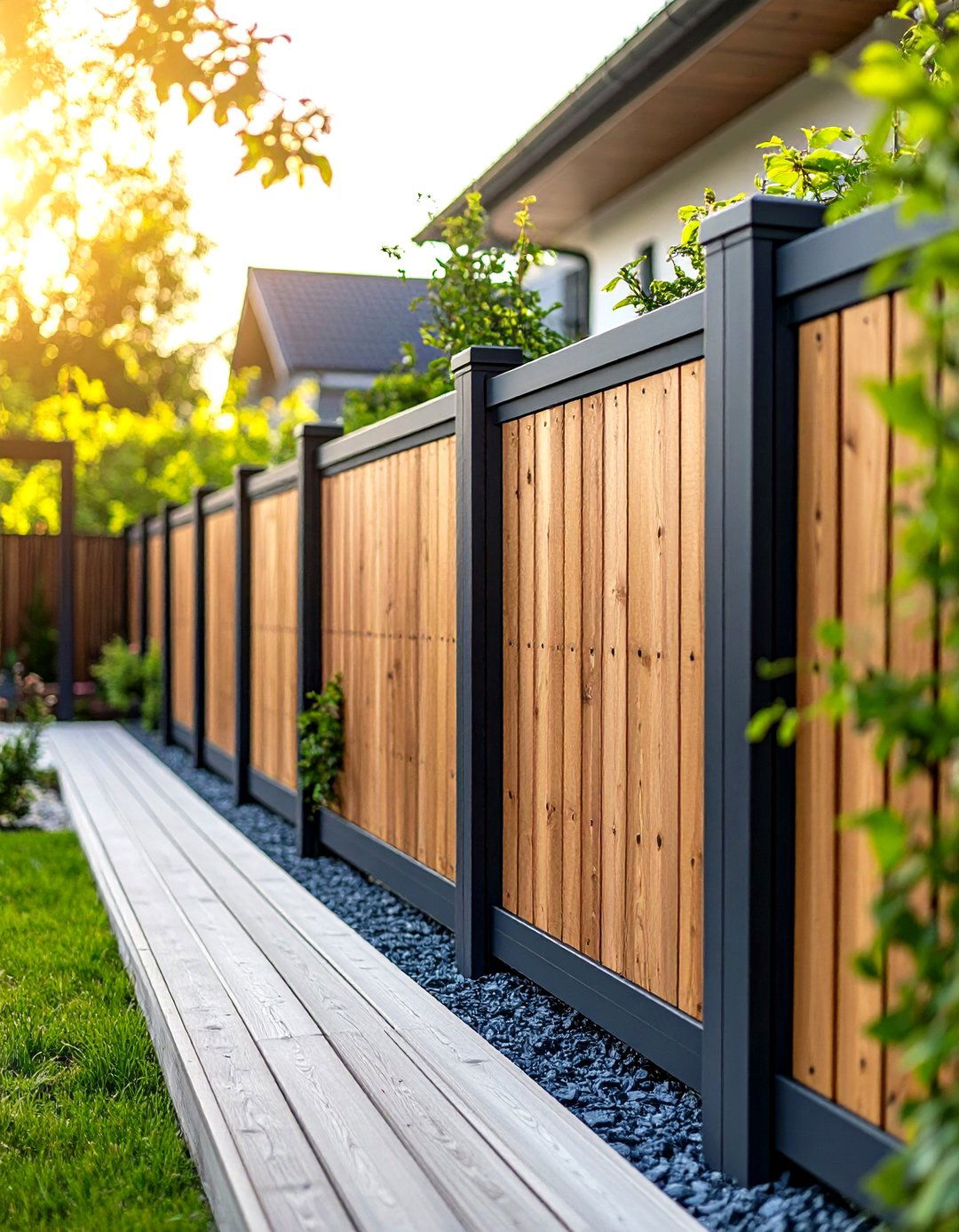 Double Wall Acoustic Fencing Adjacent to Decks - 20 Deck Privacy Ideas