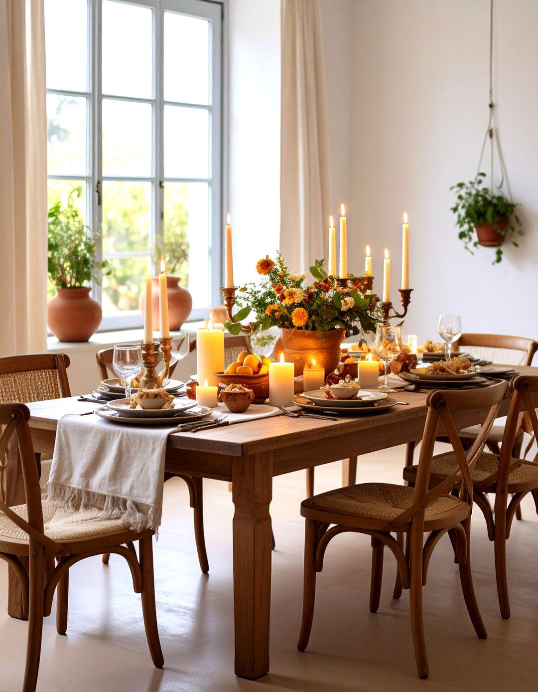 Dramatic Spanish Candlelit Dining Atmosphere - 20 spanish style dining room ideas