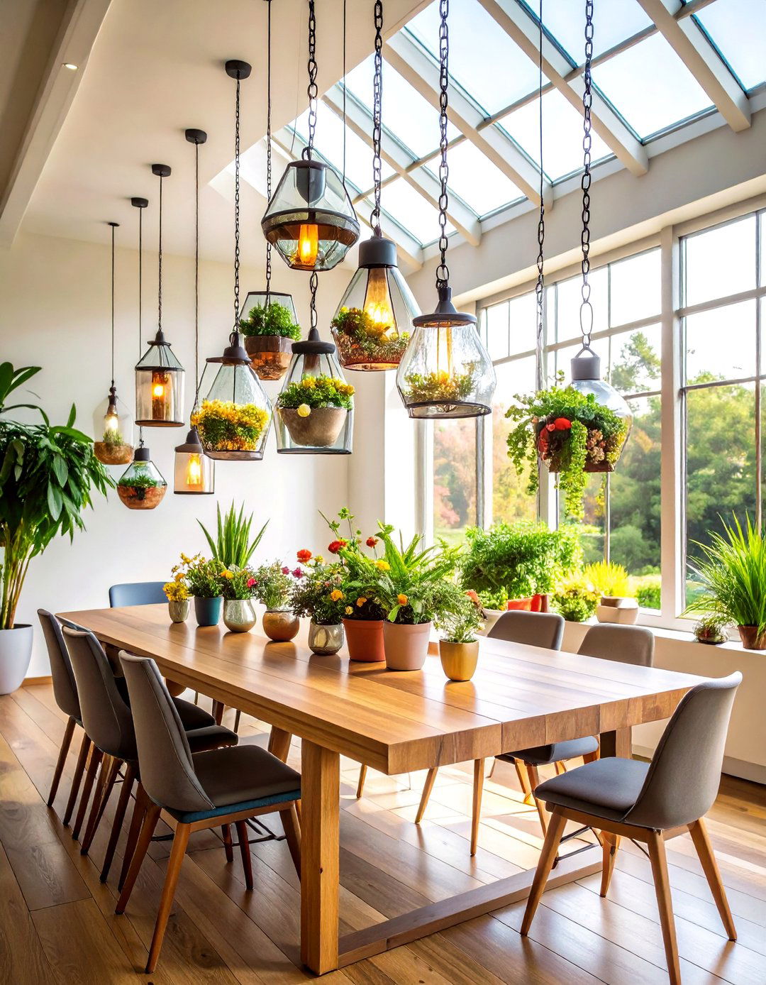 Dramatic Suspended Centerpieces - 20 Centerpiece Ideas