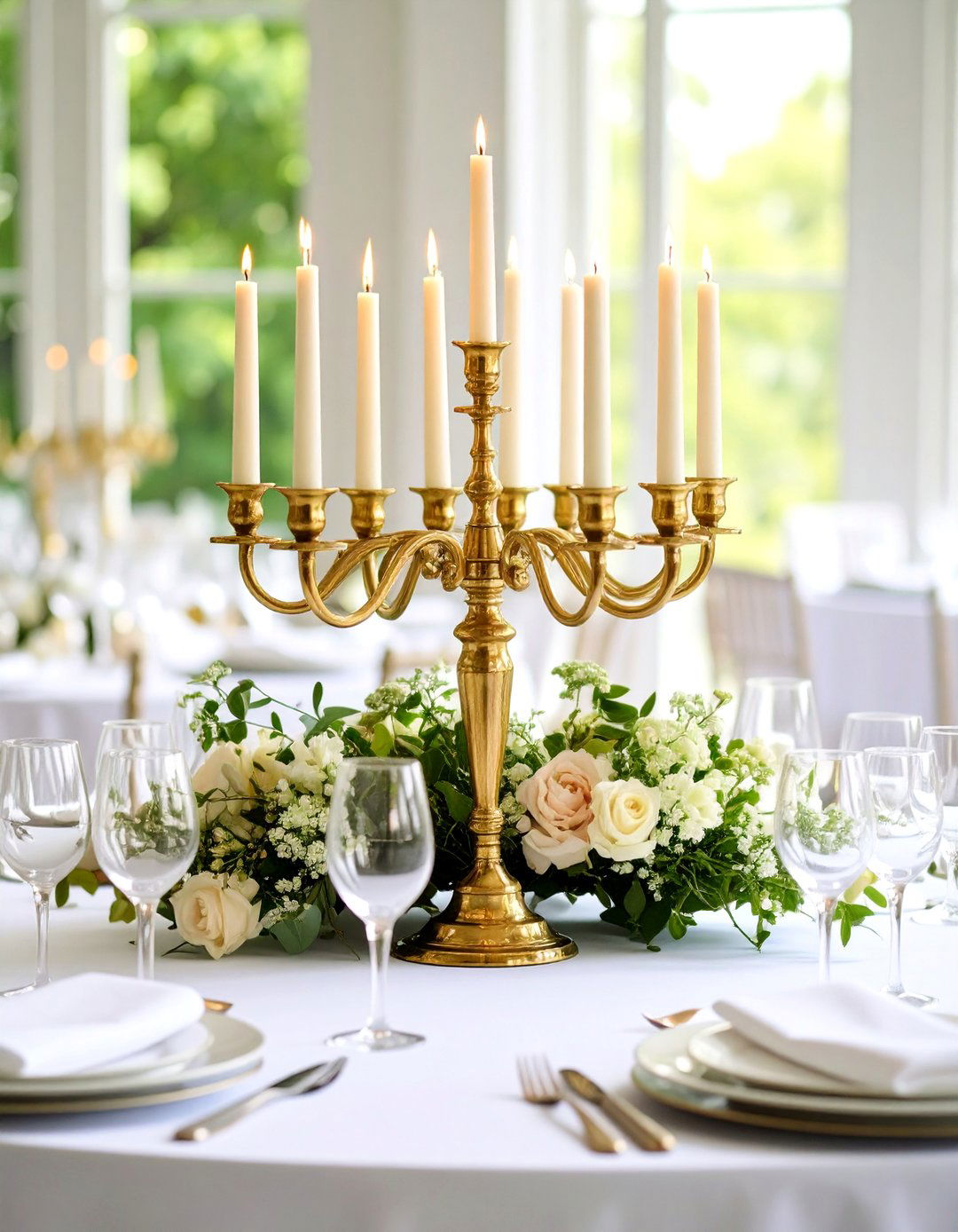Dramatic Tall Candle Centerpieces - 20 Centerpiece Ideas