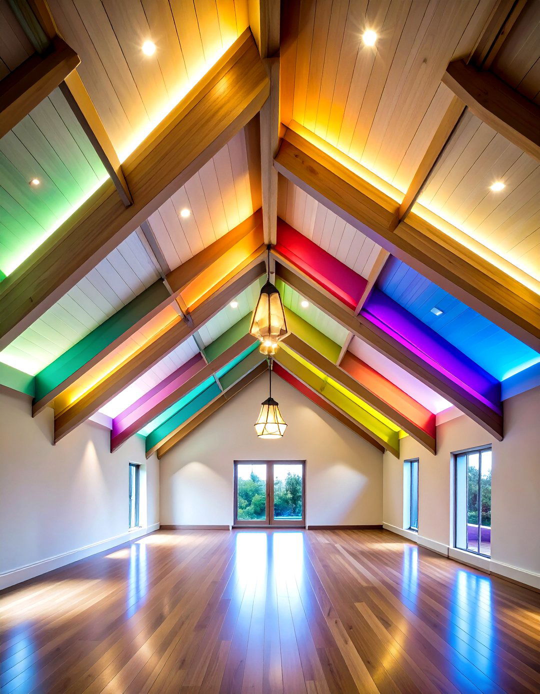 Dramatic Vaulted Ceiling Recessed Lighting Architecture - 20 Recessed Lighting Ideas