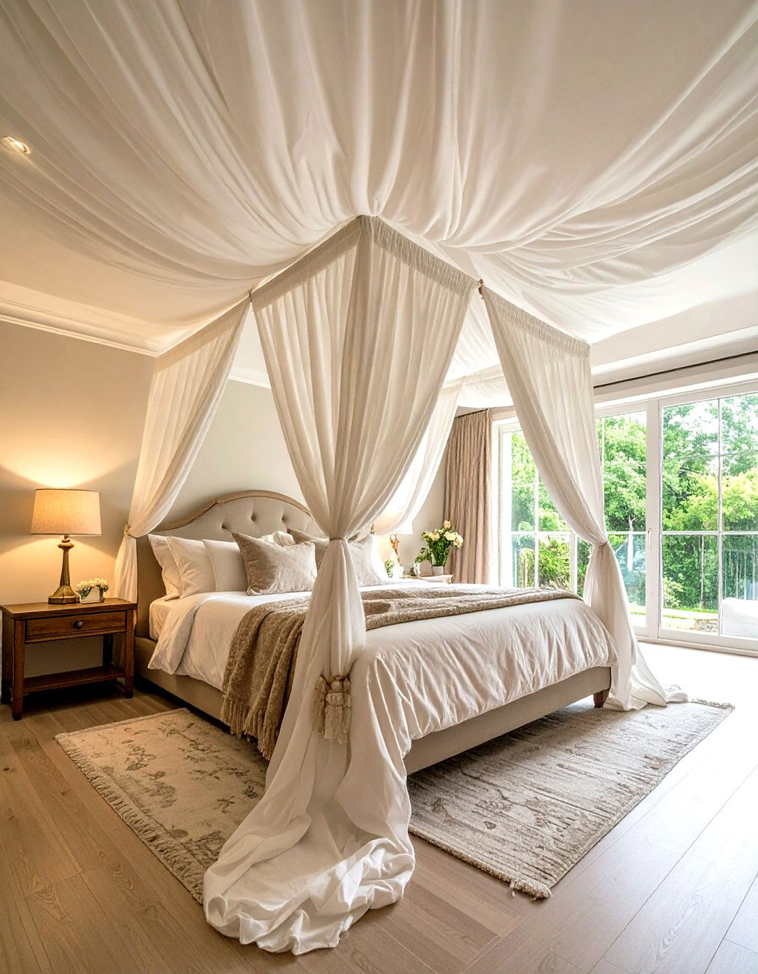 Draped Fabric Ceiling Ideas for Soft Elegance - 20 Cheap Ceiling Ideas