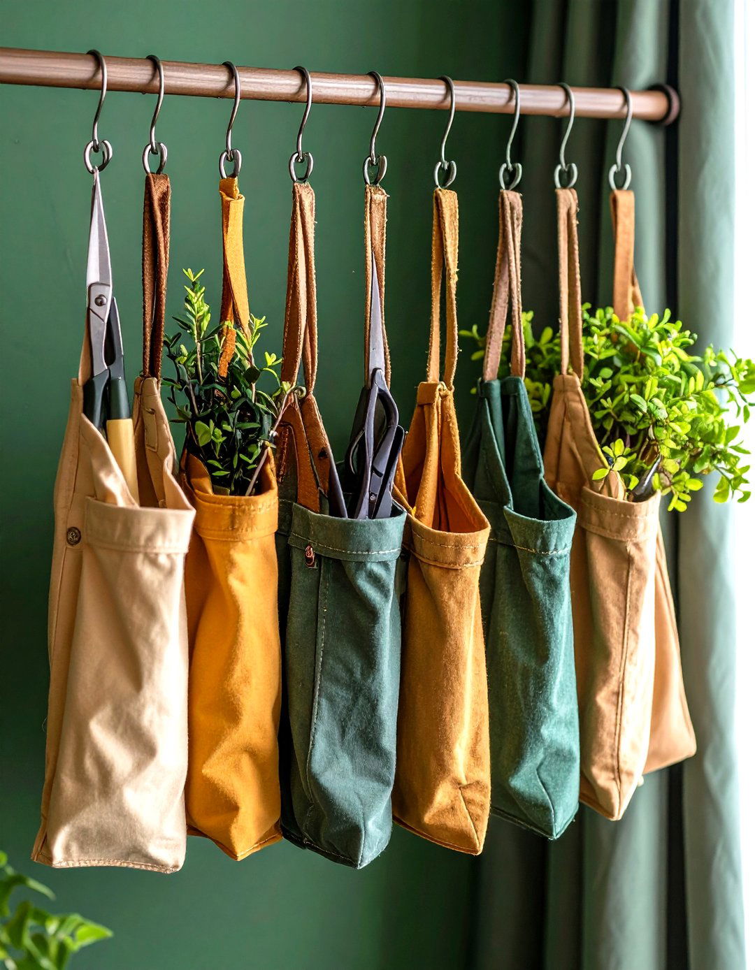 Draped Fabric Storage - 20 Small Craft Room Ideas