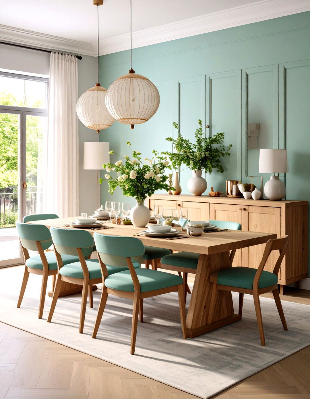 Drawer Consoles Keep Textiles in Dining Room Storage - 20 Dining Room Storage Ideas