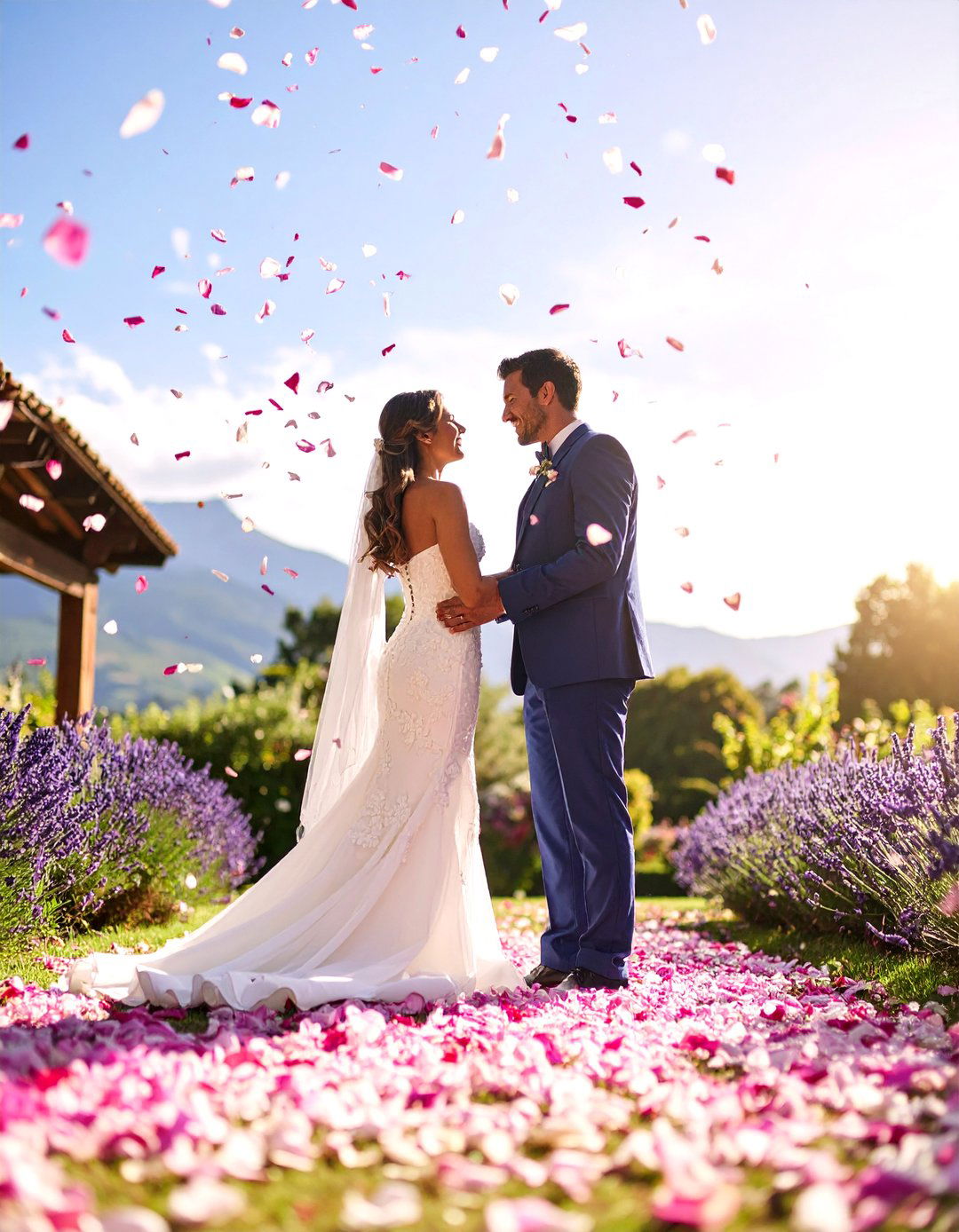 Dried Flower Petal Wedding Send off - 20 Wedding Send-off Ideas