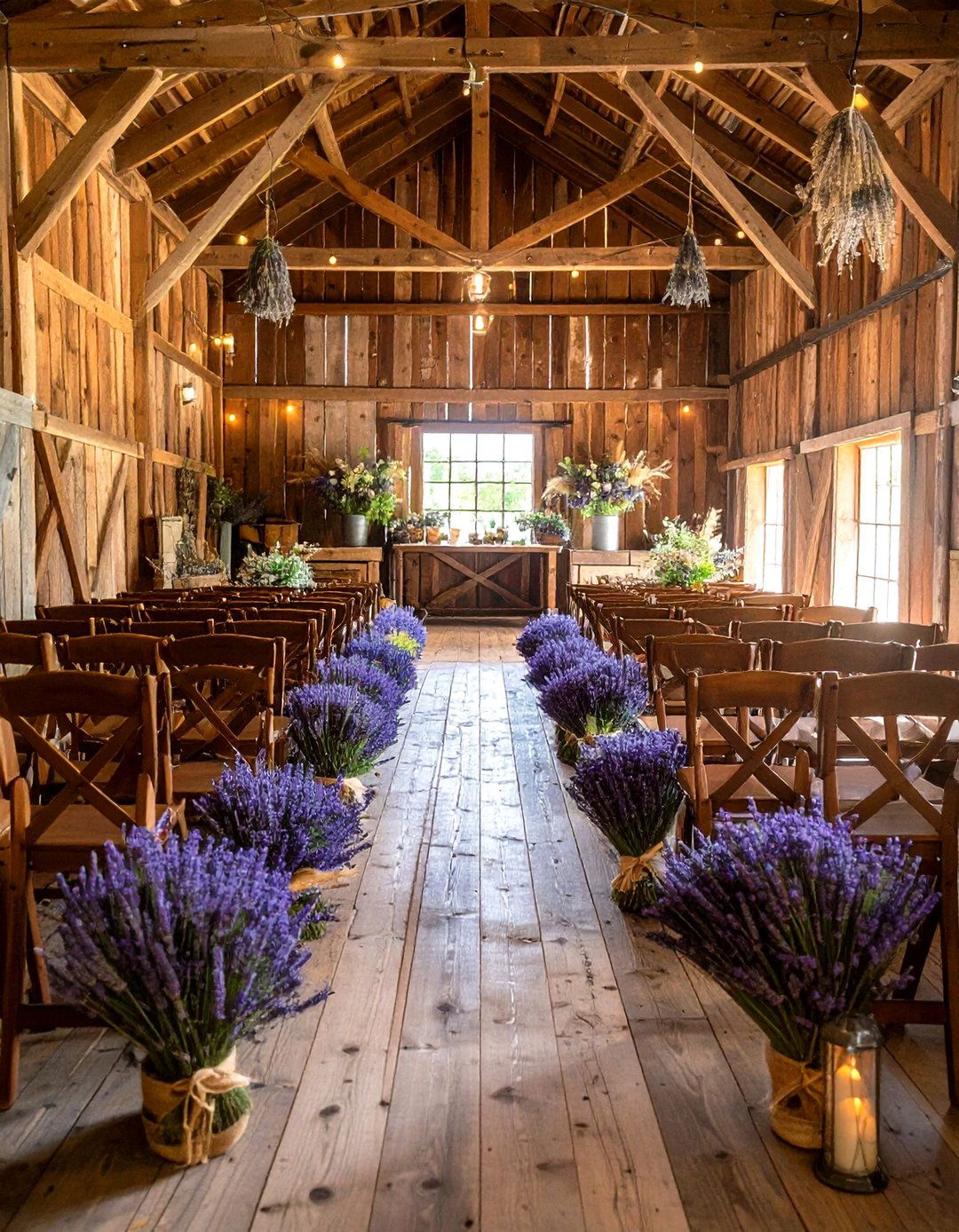 Dried Lavender Wedding Farmhouse Charm - 20 Lavender Wedding Ideas