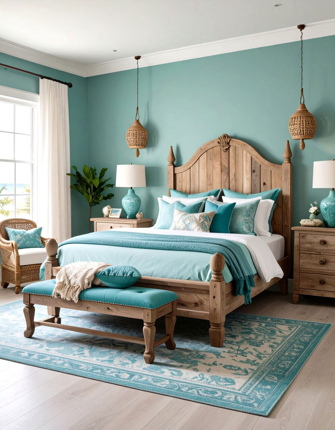Driftwood Accent Furniture - 20 Underwater Mermaid Bedroom Ideas