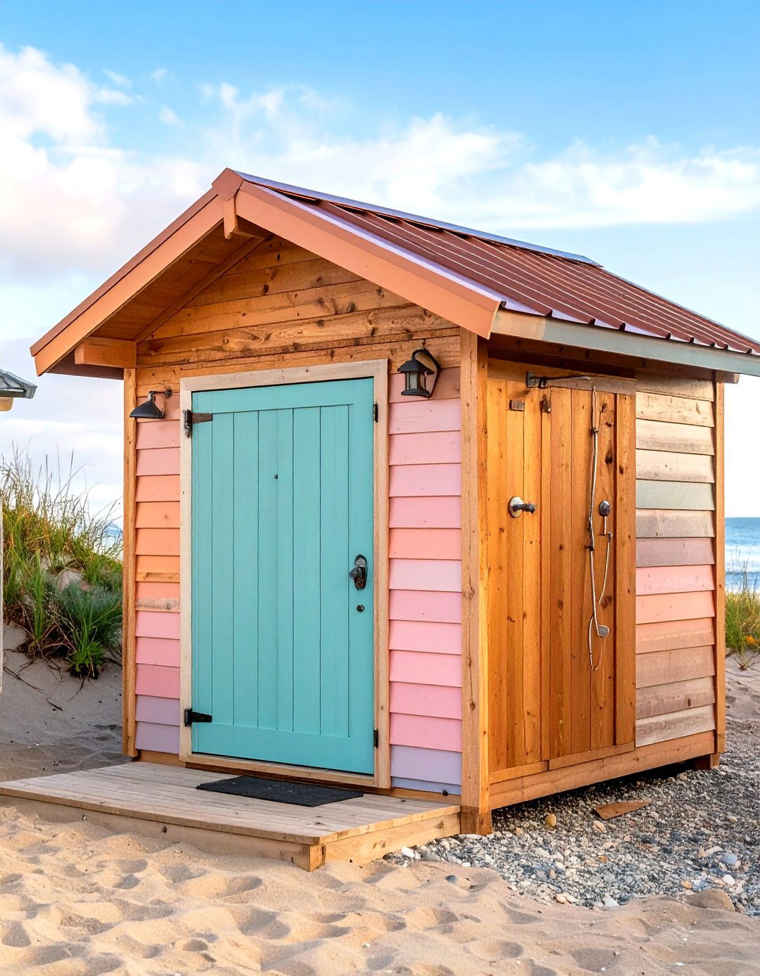 Driftwood Clad Coastal Wood Shed - 20 wood shed ideas