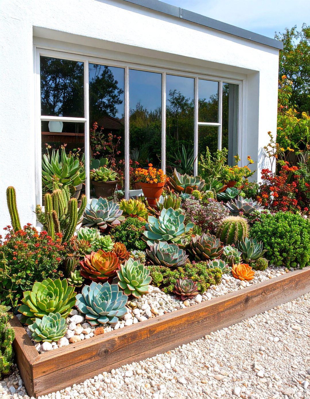 Drought Proof Succulent Showcase - 20 window box ideas