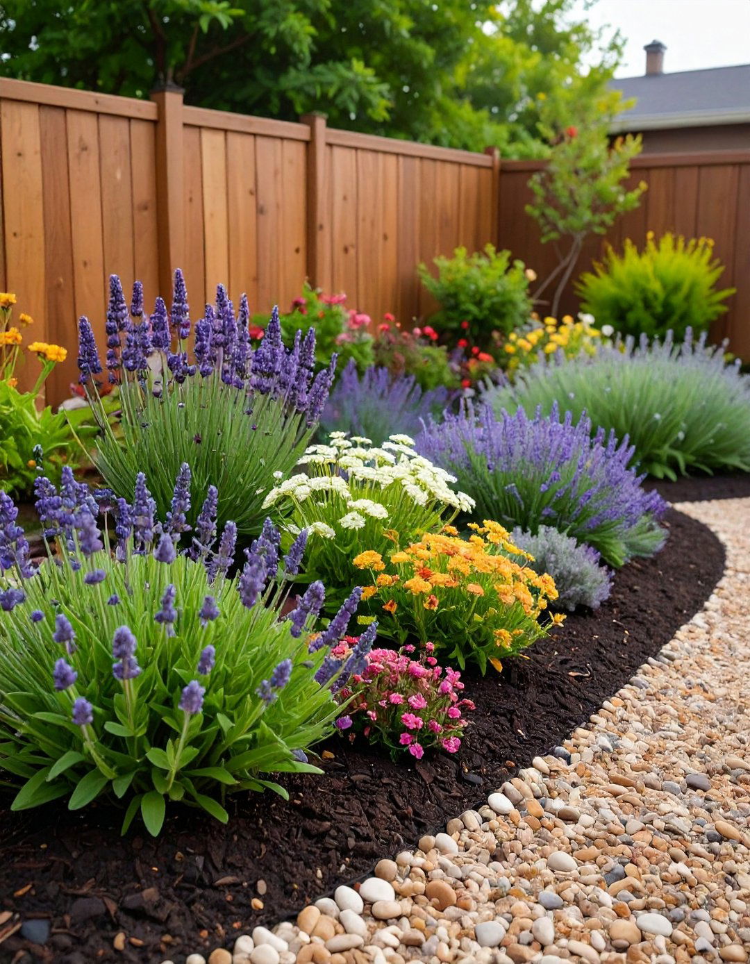 Drought Tolerant Low Maintenance Flower Bed - 20 Front Yard Flower Bed Ideas
