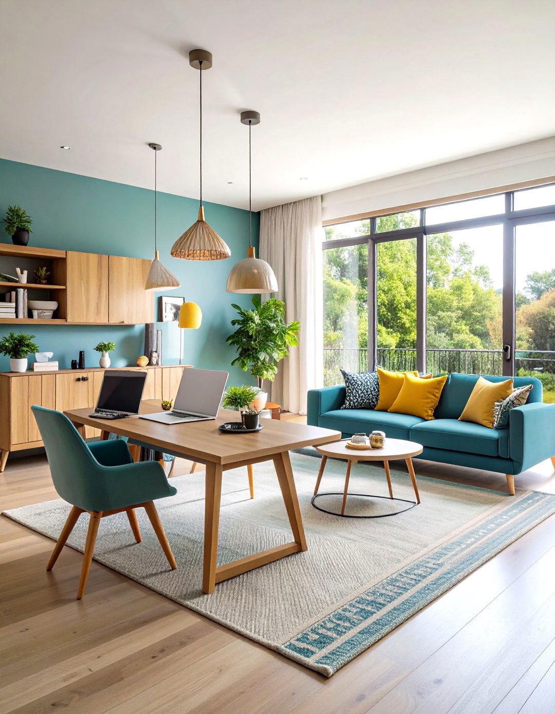 Dual Purpose Work Living Room Layout - 20 Living Room Layout Ideas