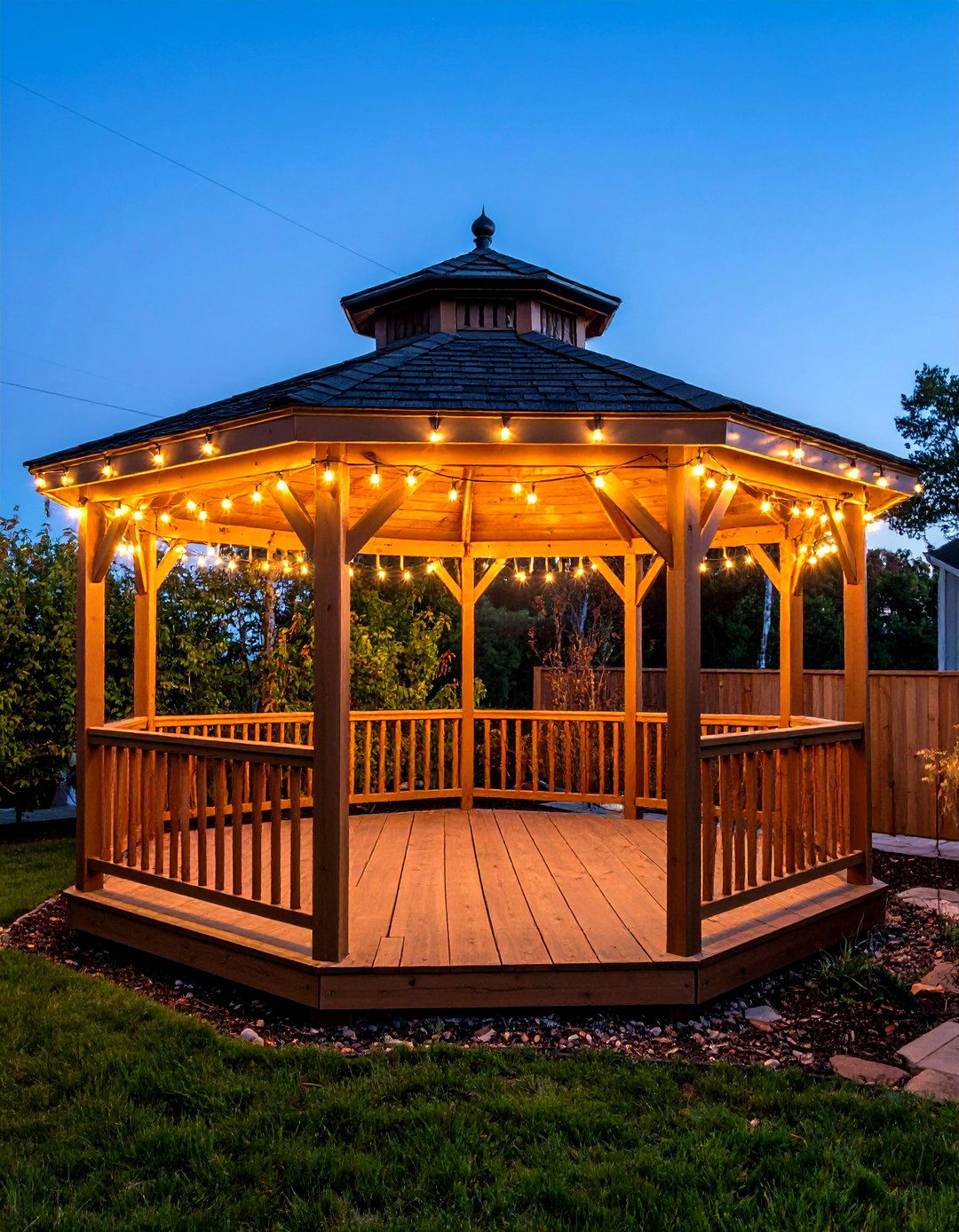 Durable Metal Frame Gazebo for Strength - 20 Gazebo on Deck Ideas