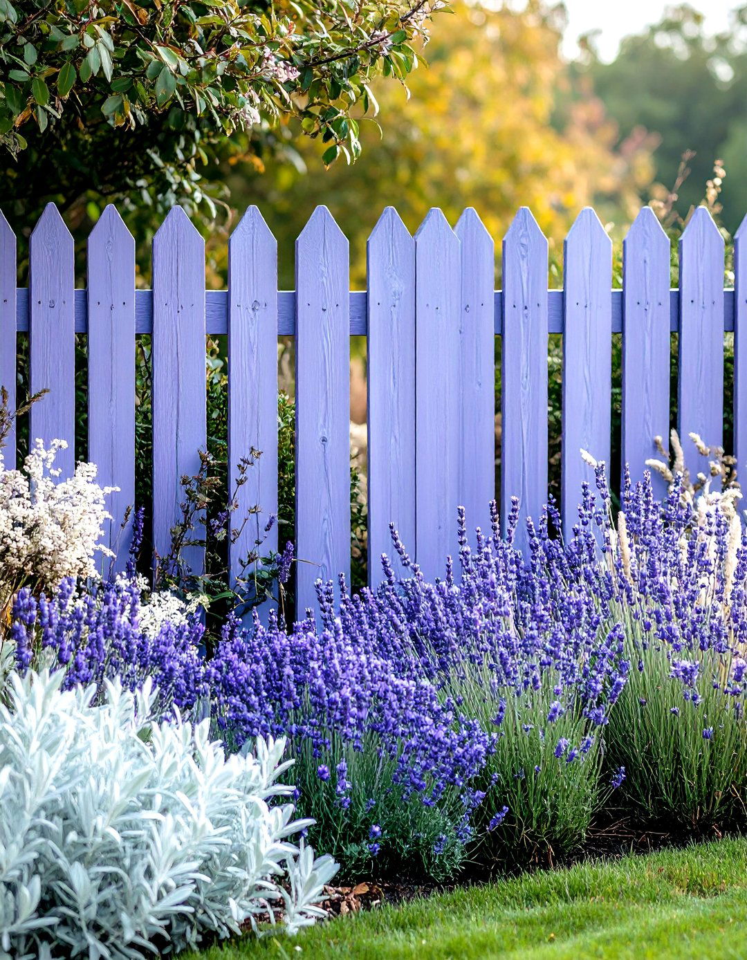 Dusty Lavender Fence for Subtle Whimsy - 20 Fence Paint Colours