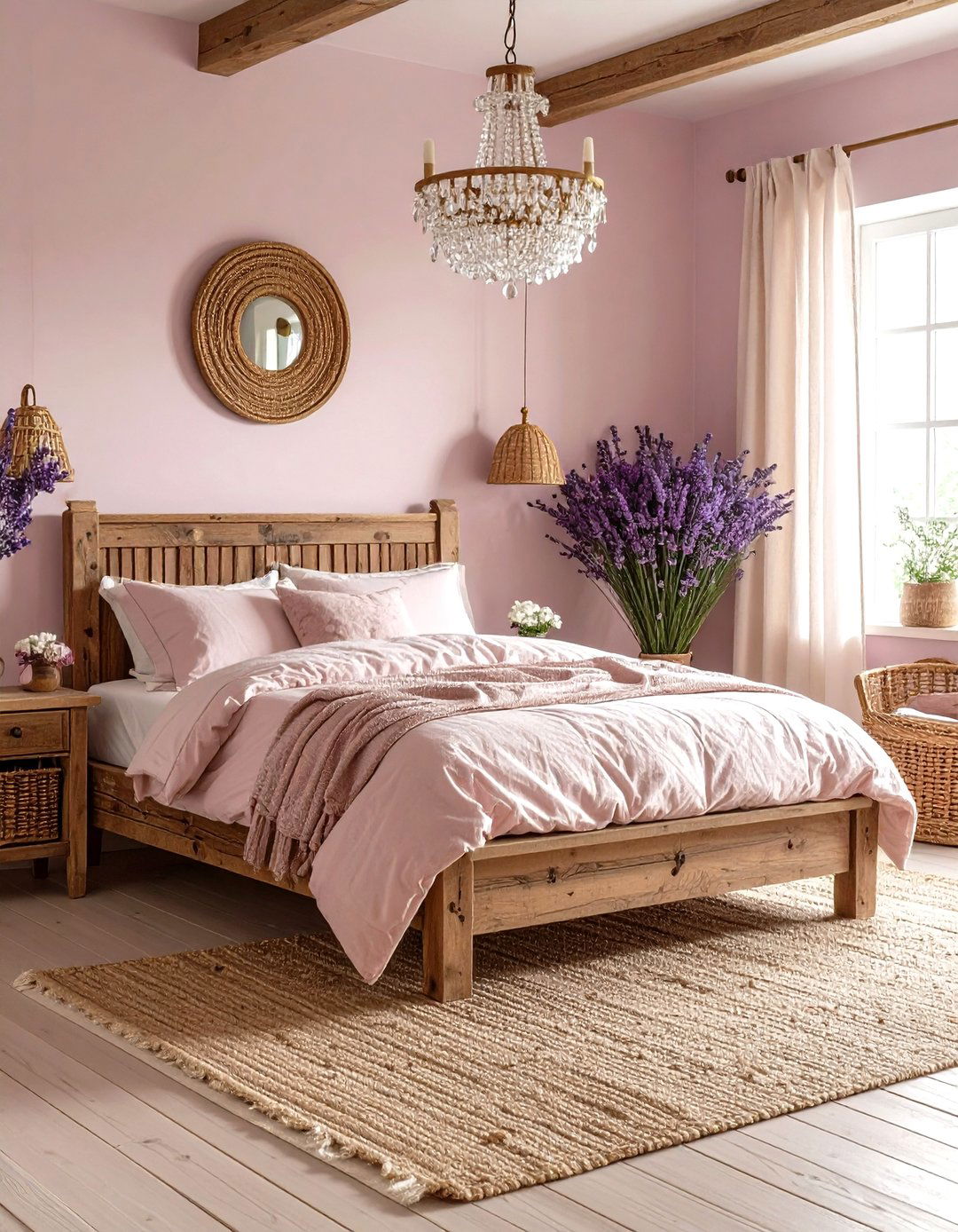 Dusty Rose Pink Room Cottage Charm - 20 Pink Room Ideas