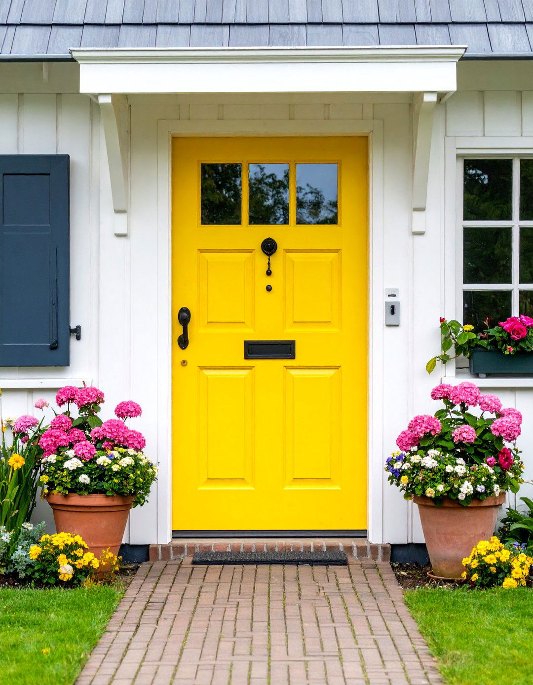 Dutch Farmhouse Front Door with Split Design - 20 Farmhouse Front Door Ideas