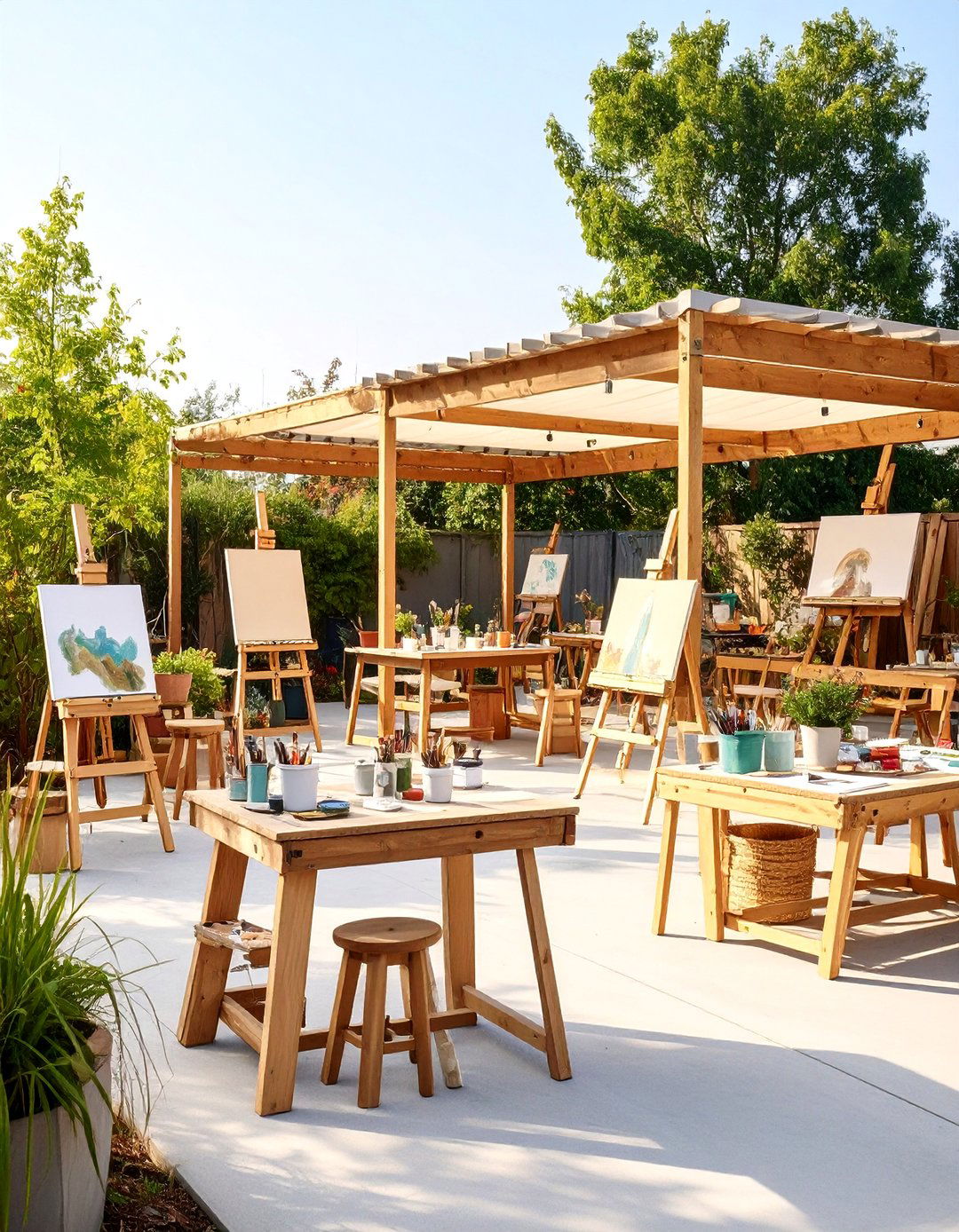 EYFS Outdoor Creative Arts Area - 20 Eyfs Outdoor Area Ideas