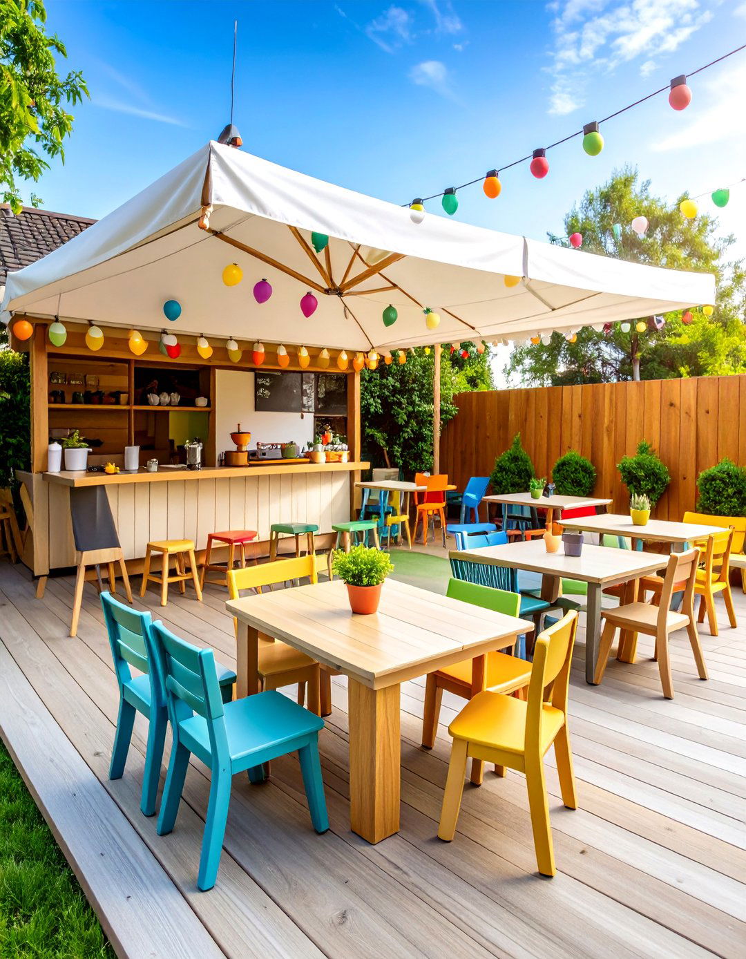 EYFS Outdoor Role Play Cafe Area - 20 Eyfs Outdoor Area Ideas