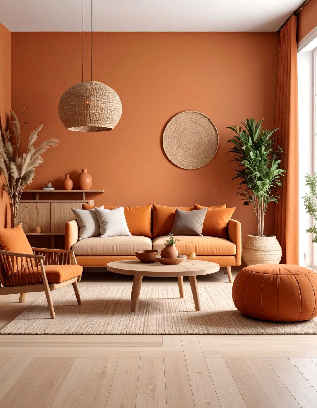 Earth Tone Colorful Room Ideas with Natural Materials - 20 Colorful Room Ideas