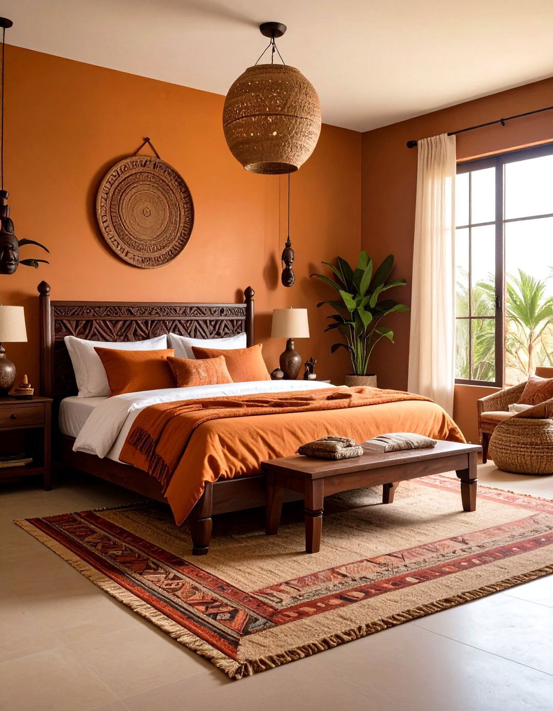 Earth Tone Safari Jungle Themed Bedroom - 20 Jungle-themed Bedroom Ideas