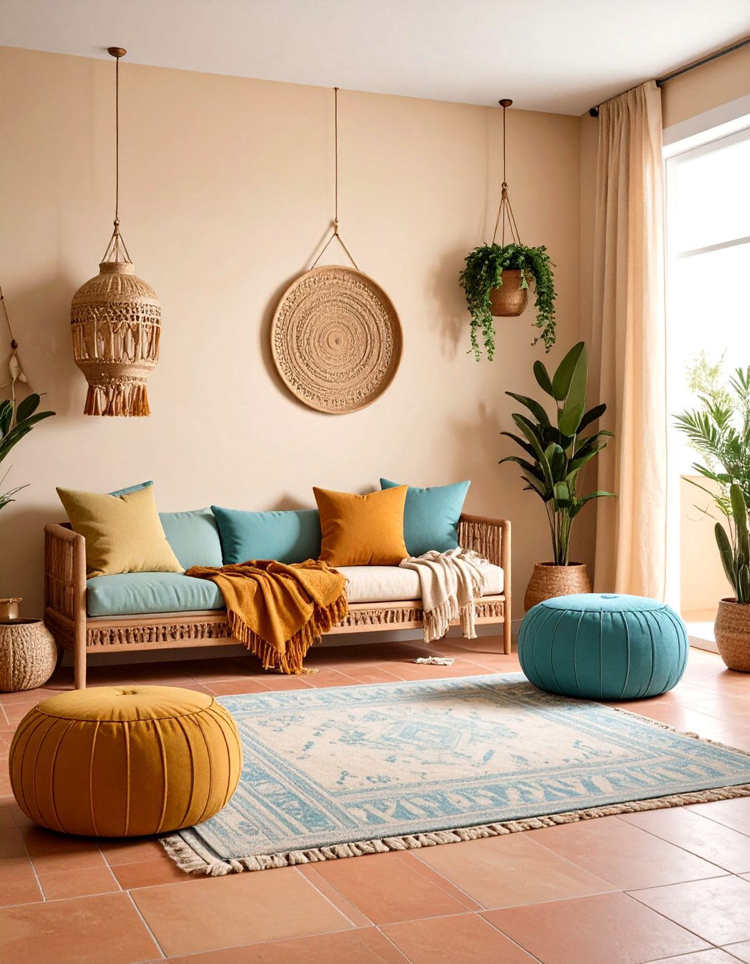 Earth Toned Color Palette with Soft Pastels - 20 Boho Toddler Room Ideas