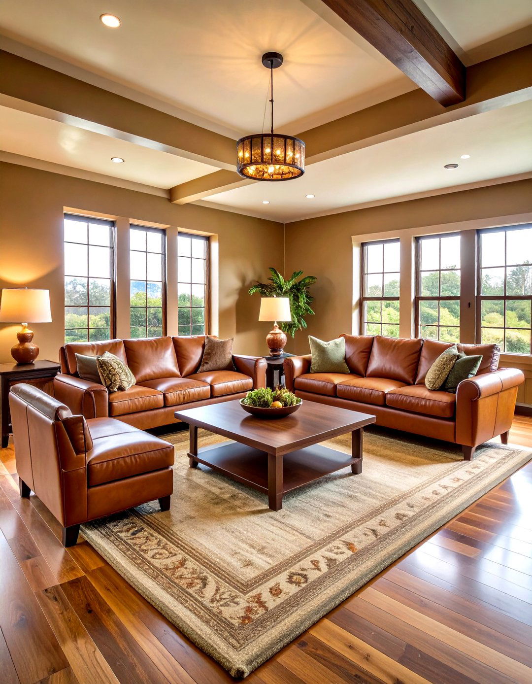 Earth Toned Social Game Room - 20 Game Room Paint Ideas