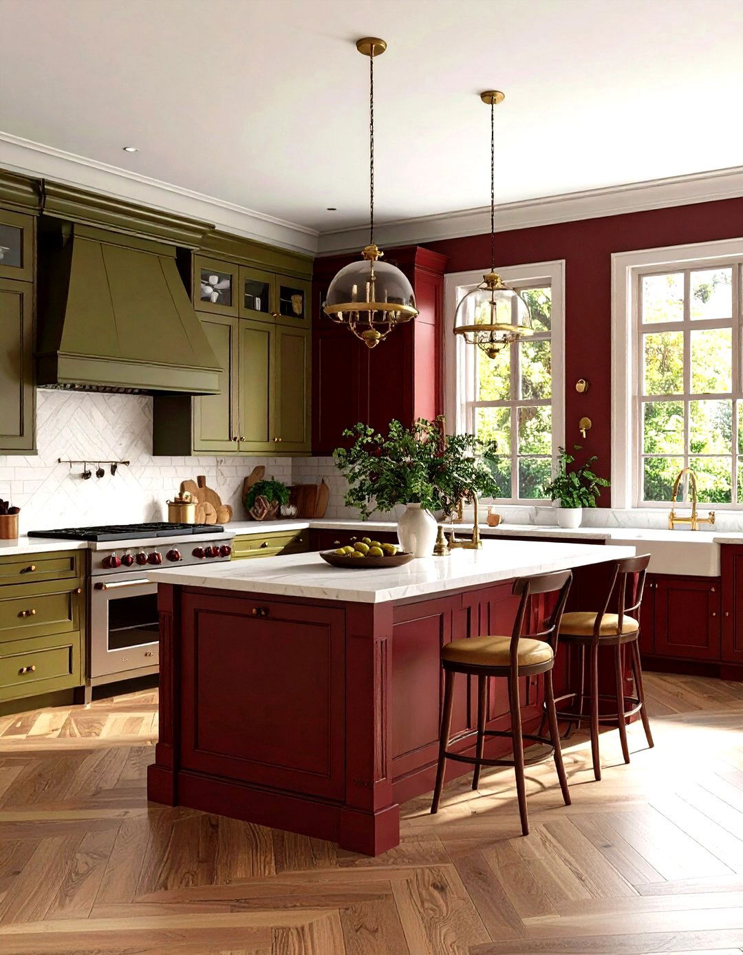 Earthy Color Palettes - 20 Victorian Kitchen Ideas