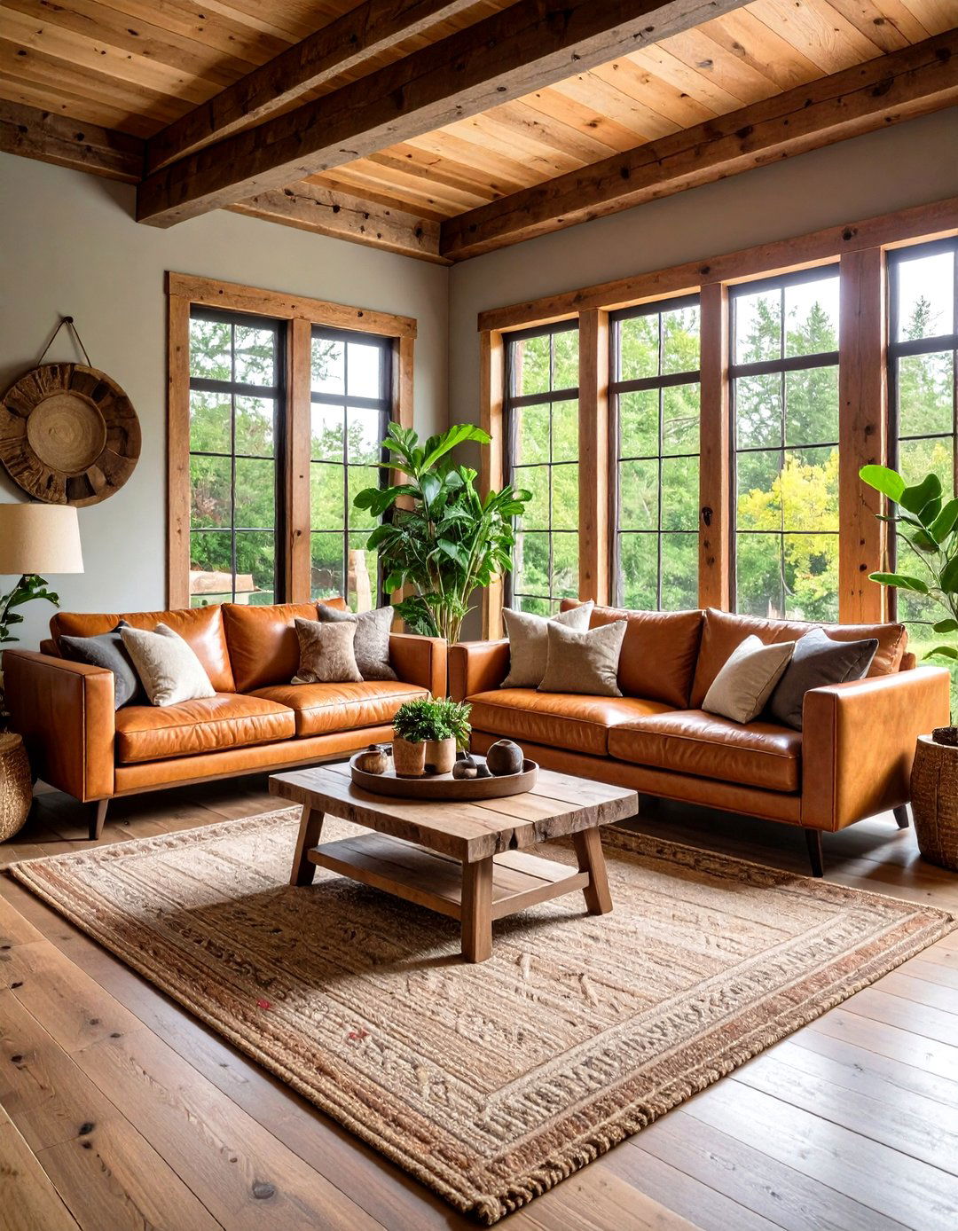 Earthy Finishes and Natural Materials - 20 Small Rustic Living Room Ideas