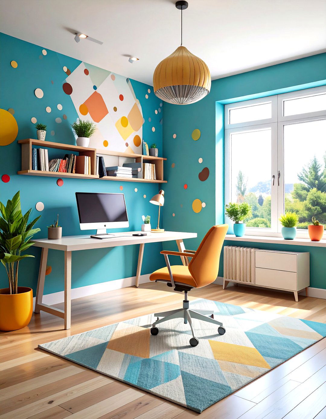Easy Patterned Wall - 20 Wall Painting Ideas of Any Room
