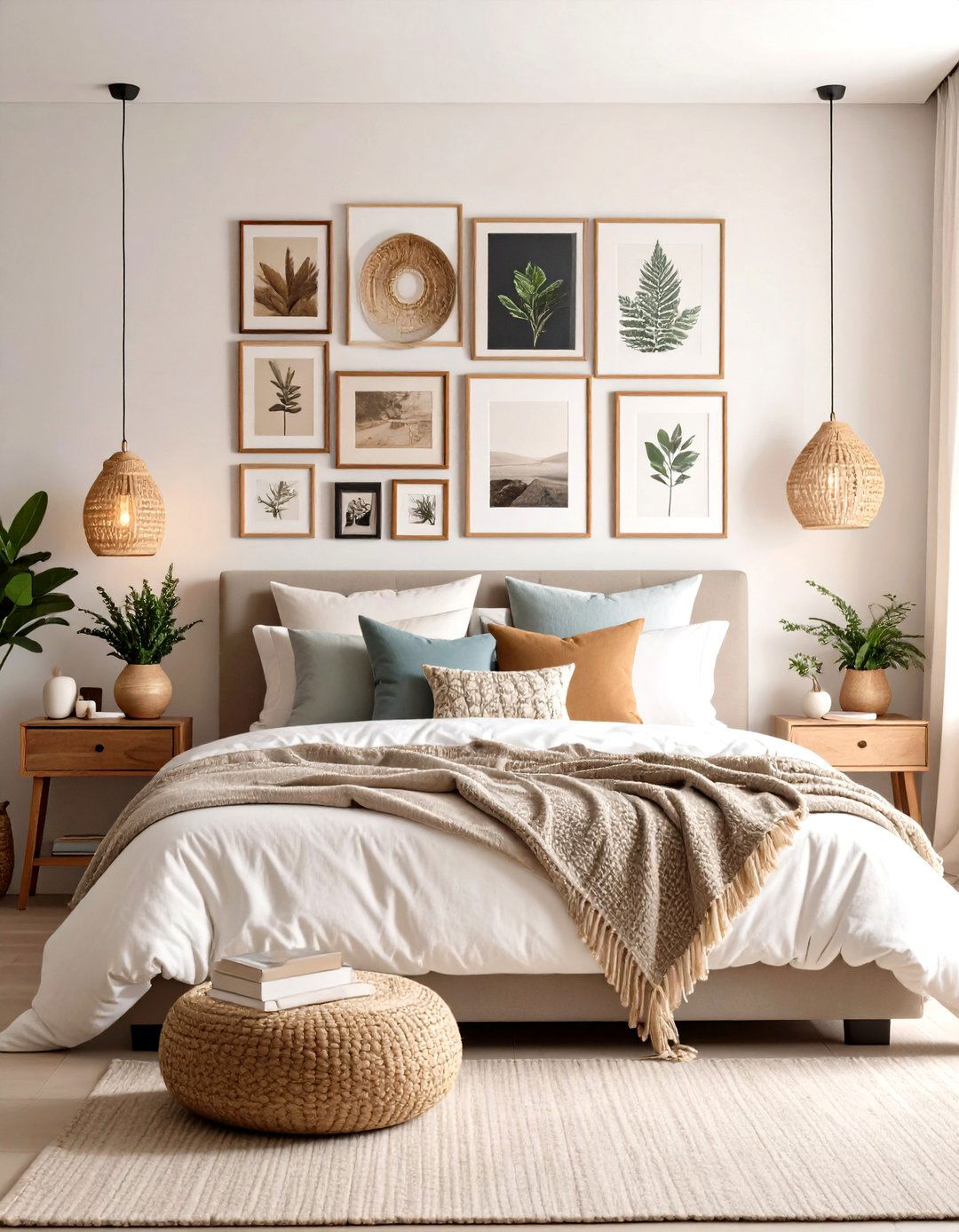 Eclectic Gallery Walls of Personal Stories - 20 Dreamy Bedroom Design Ideas