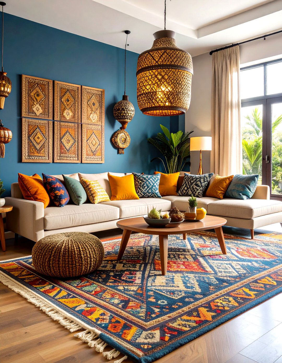 Eclectic Maximalist Luxury Living Room - 20 Luxury Living Room Ideas