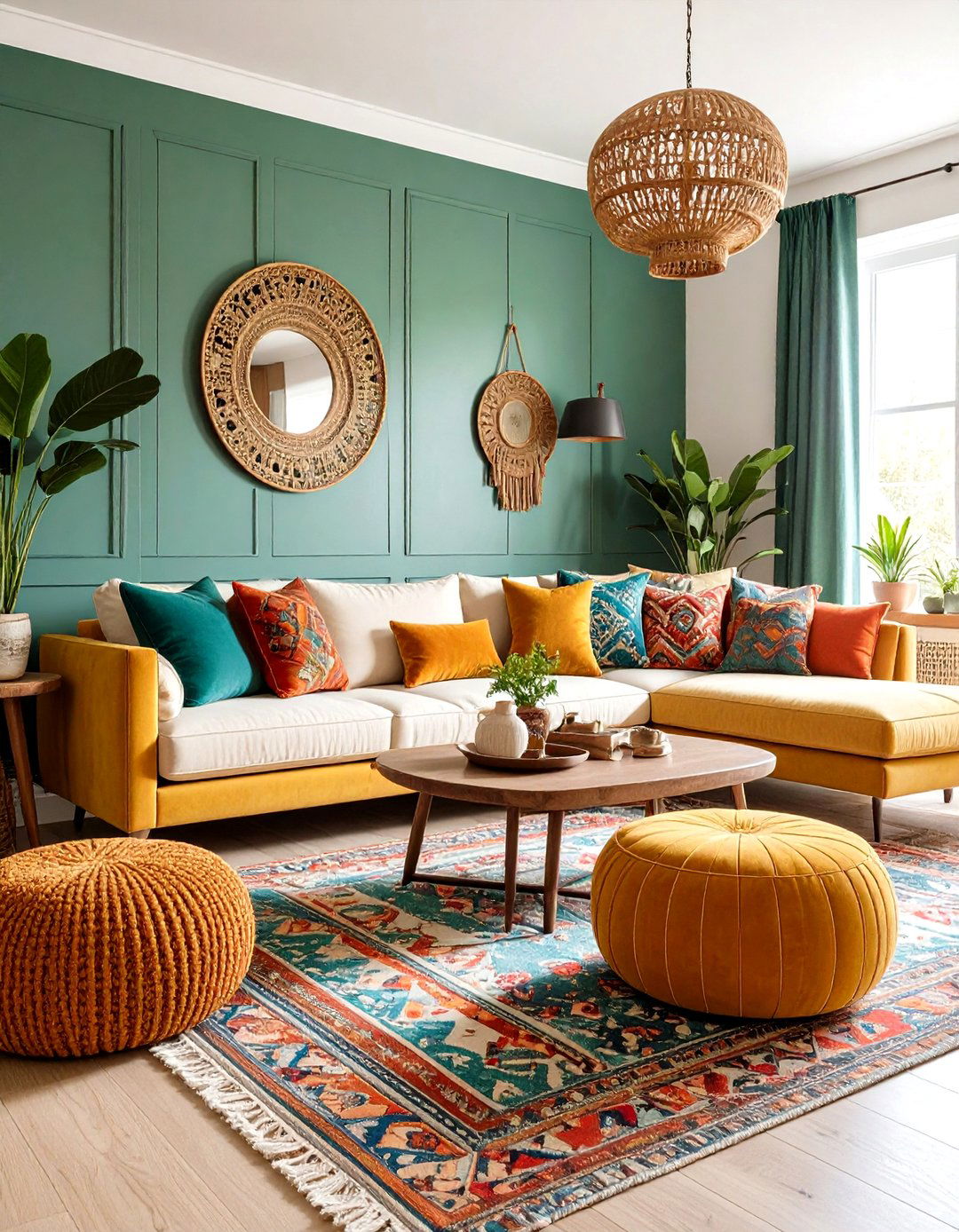 Eclectic Rustic Living Room - 20 Rustic Living Room Ideas