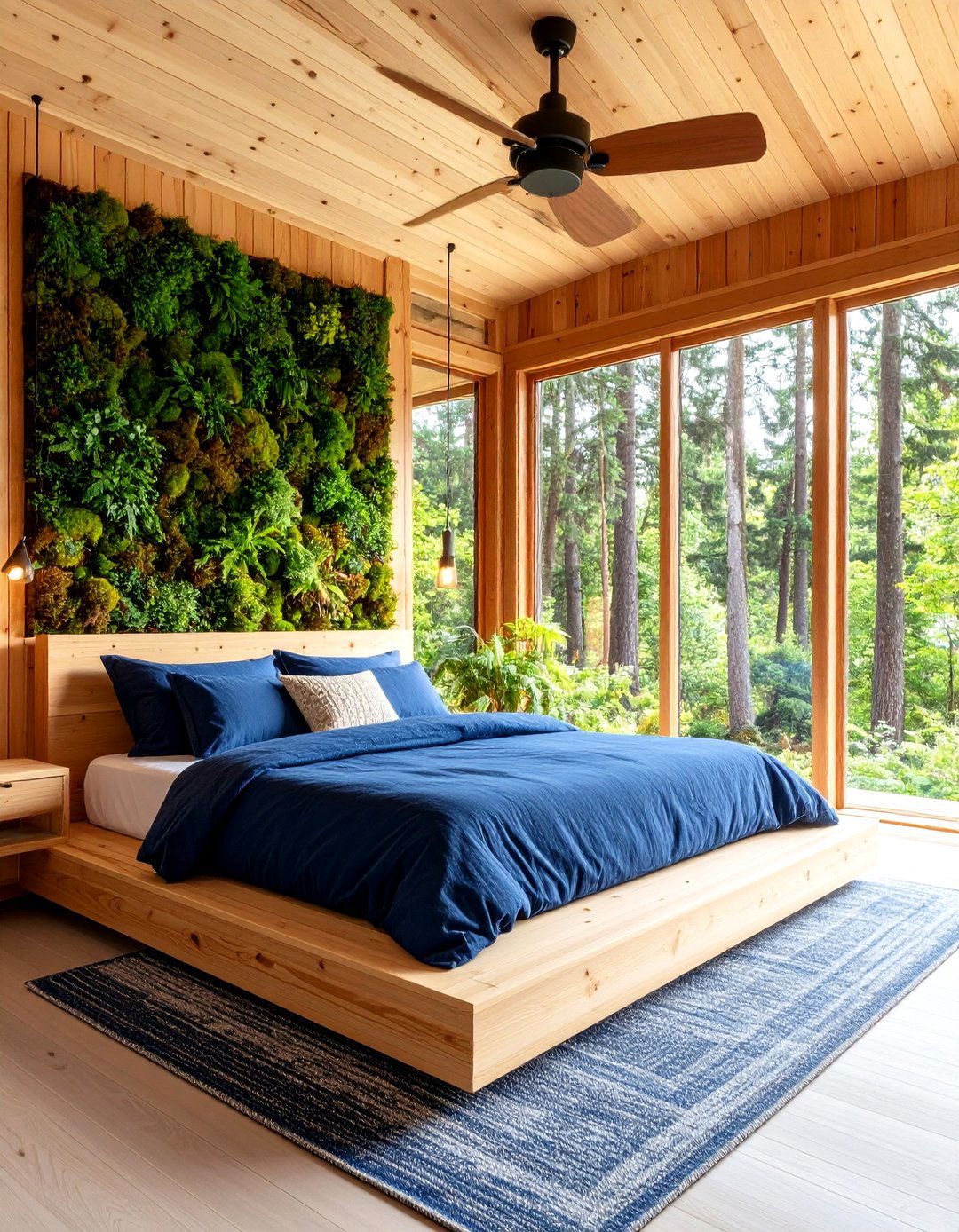 Eco Conscious Cabin Oasis - 20 Cabin Bedroom Ideas