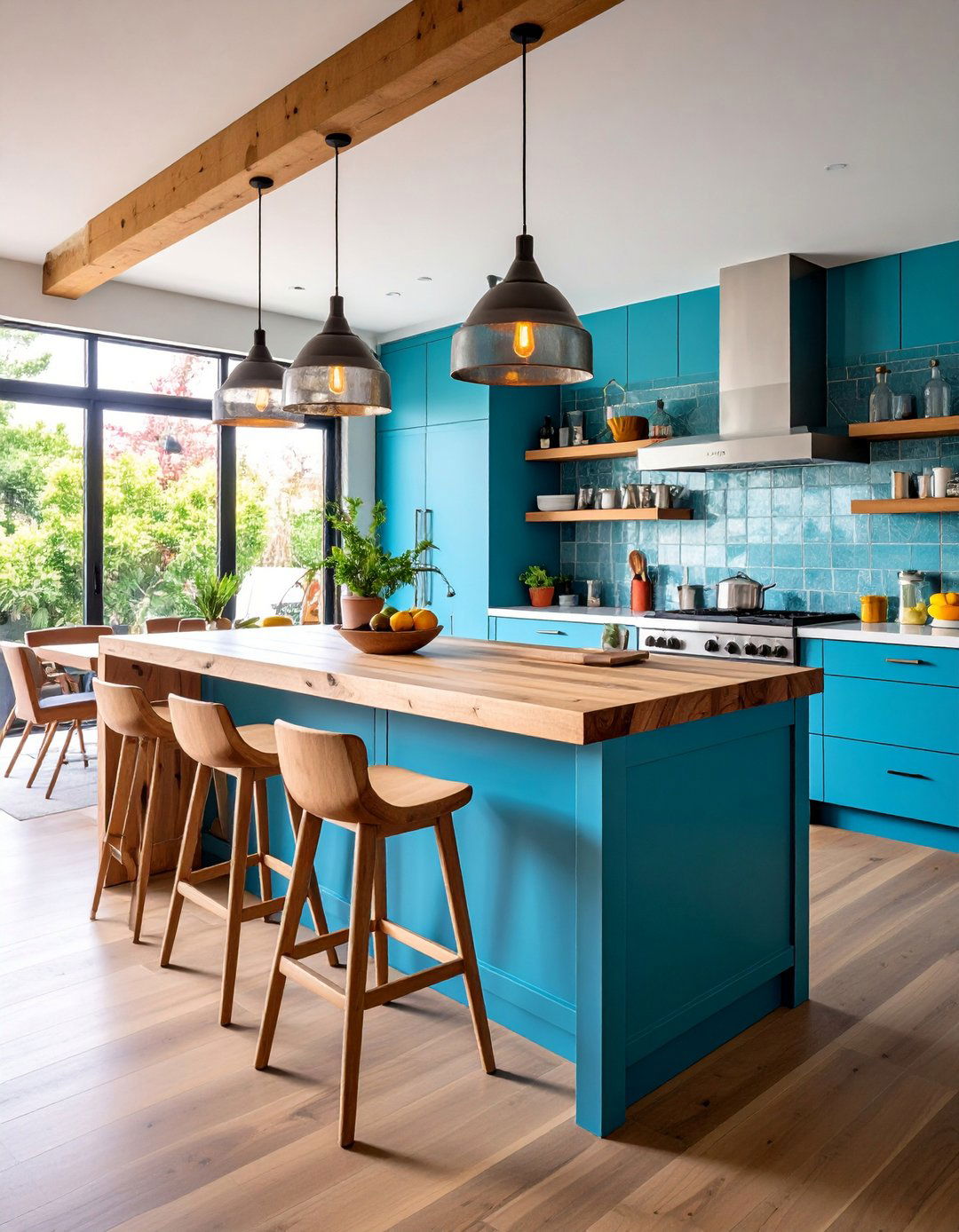 Eco Conscious Reclaimed Breakfast Bar - 20 Breakfast Bar Ideas