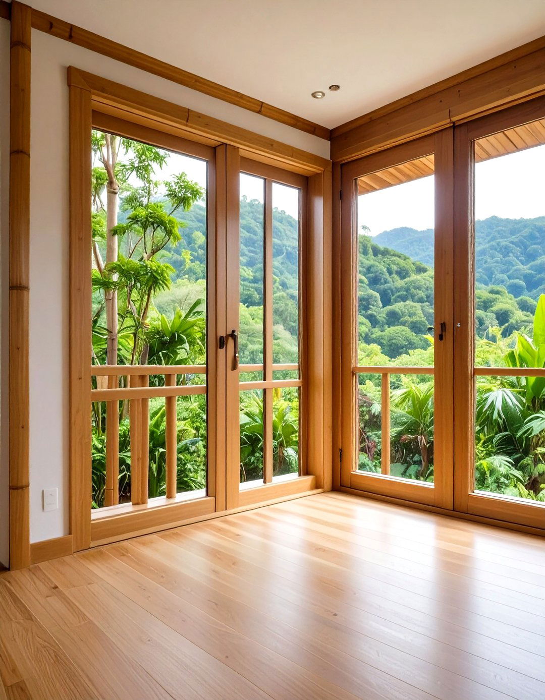 Eco Friendly Bamboo Window Trim - 20 Window Trim Ideas