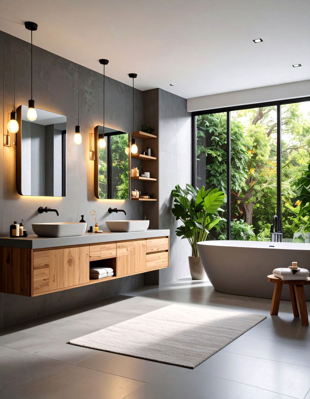 Eco Friendly Grey Bathroom Materials - 20 Grey Bathroom Ideas