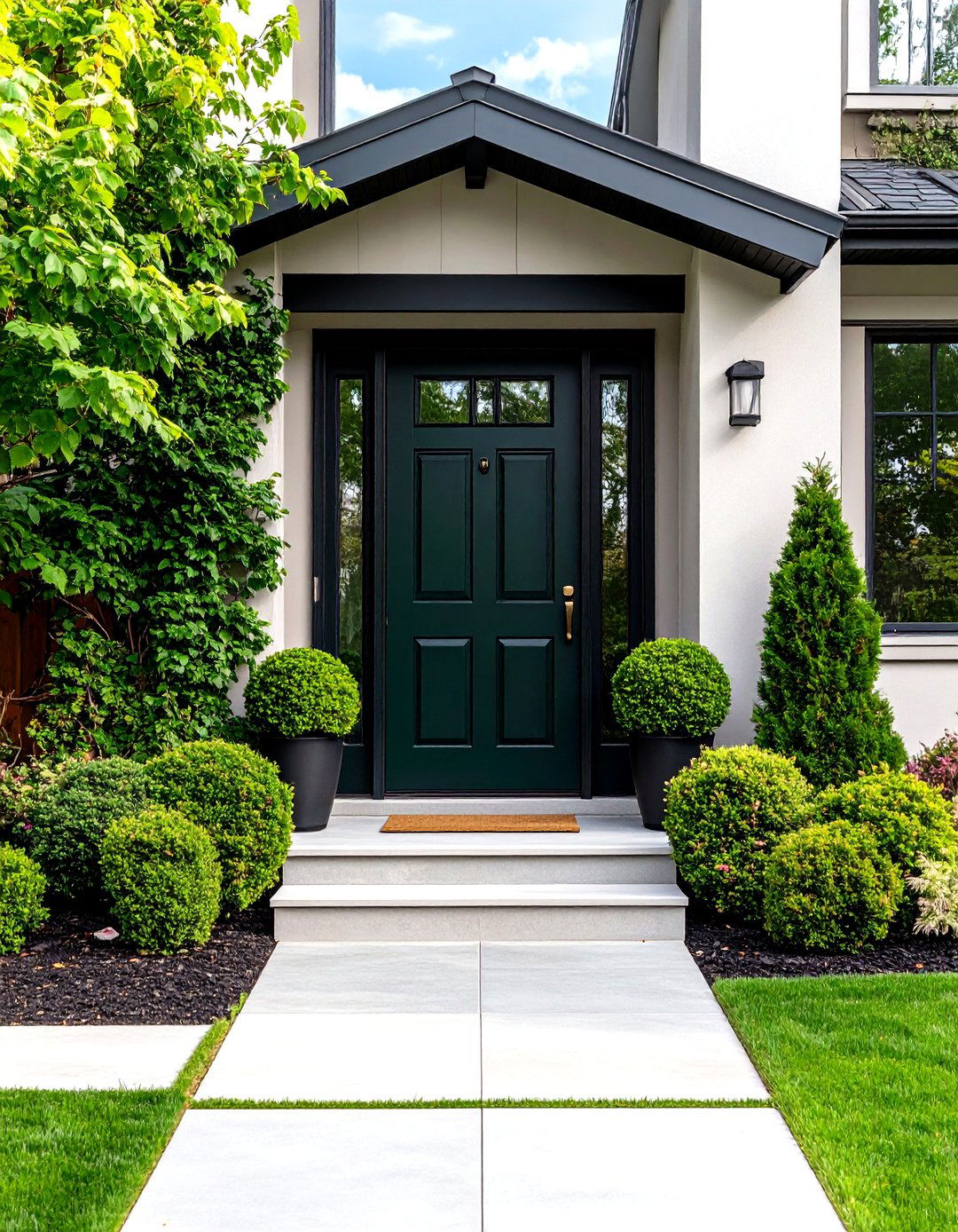 Eco Friendly Low VOC Paint Choice - 20 Dark Green Front Door Ideas
