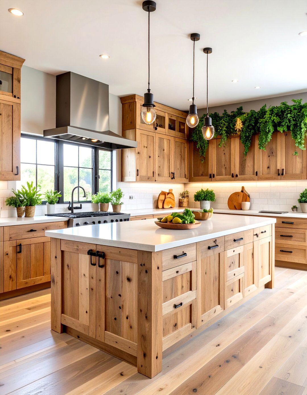 Eco Friendly Reclaimed Maple Cabinets - 20 Maple Kitchen Cabinets Ideas