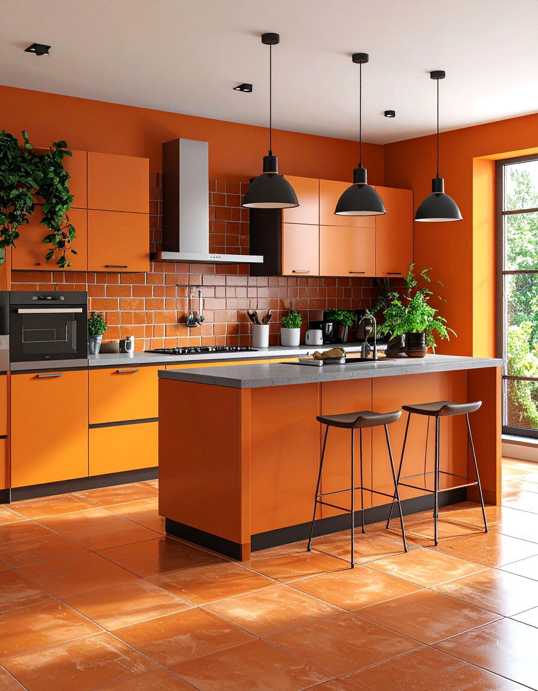 Eco Friendly Reclaimed Terracotta - 20 Terracotta Kitchen Floor Ideas