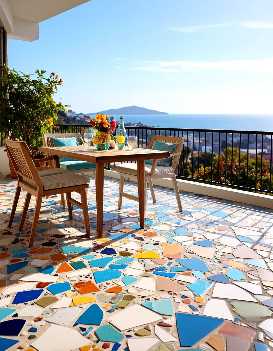 Eco Friendly Recycled Balcony Tiles for Sustainable Living - 20 Balcony Tiles Ideas