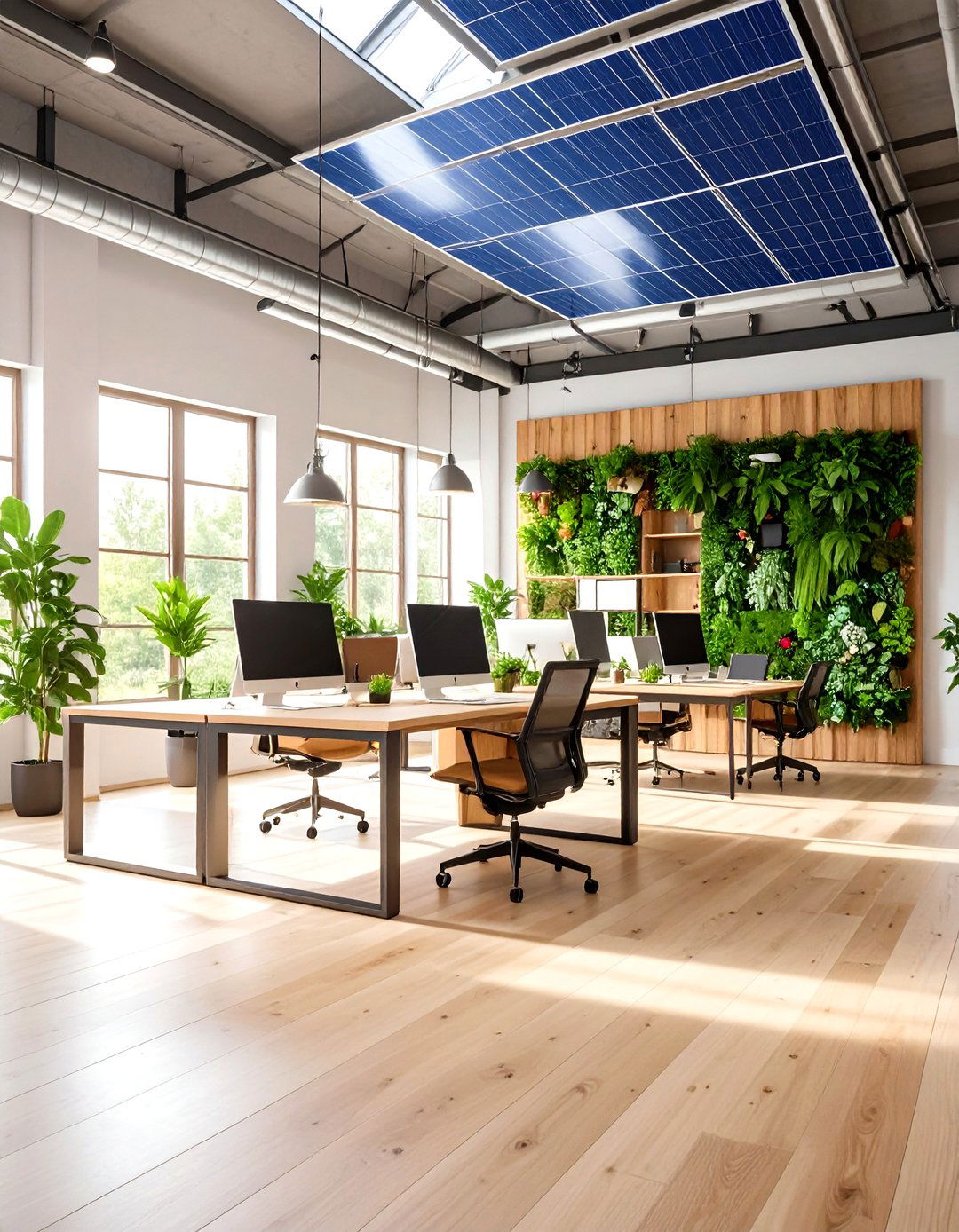 Eco Friendly Sustainable Loft Office - 20 Loft Office Ideas