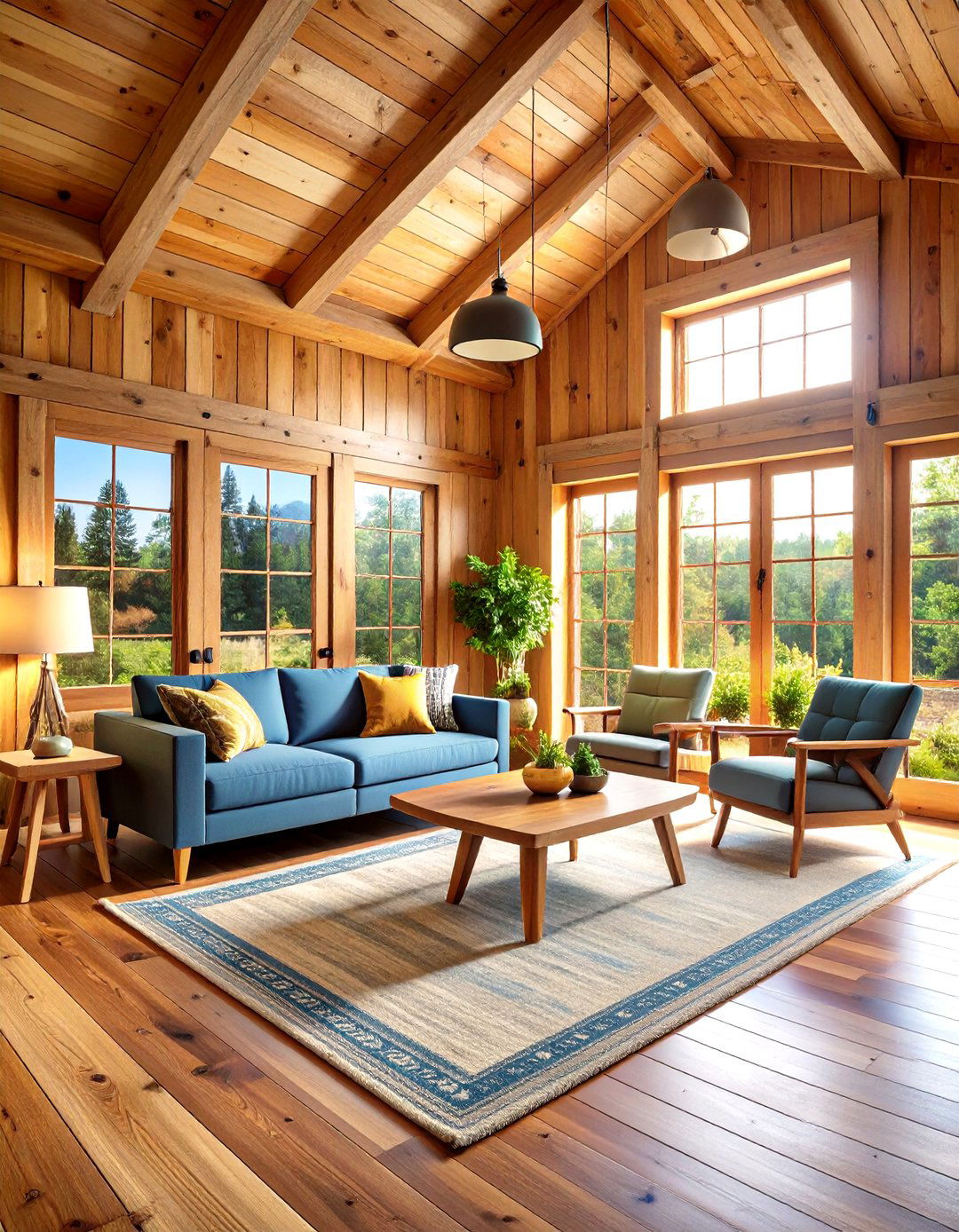 Eco Friendly Sustainable Log Cabin Design - 20 Log Cabin Interior Design Ideas