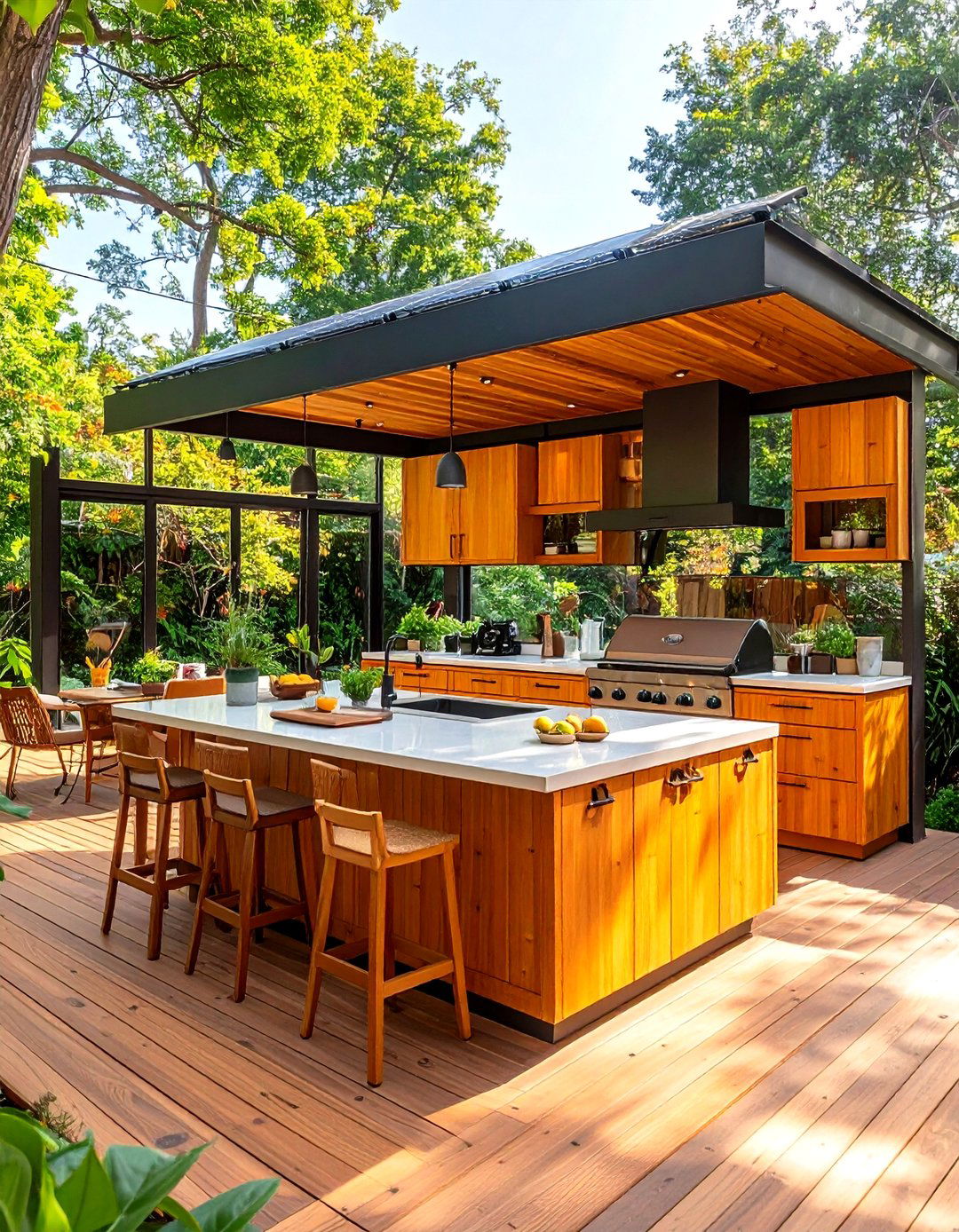 Eco Friendly Sustainable Outdoor Kitchen Designs - 20 Outdoor Kitchen Designs