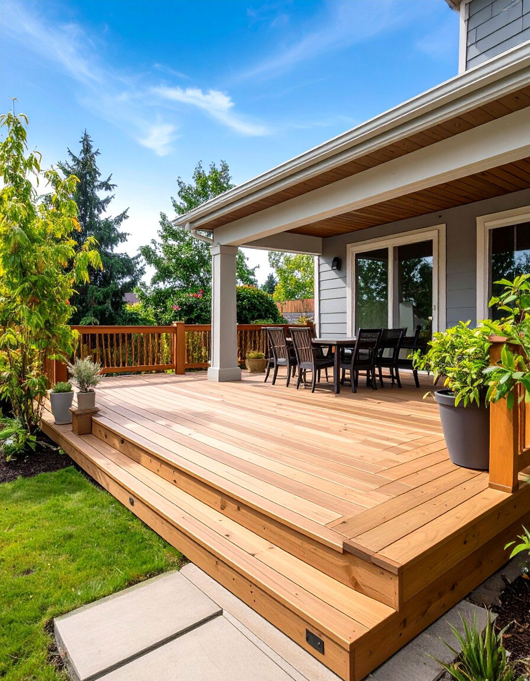 Eco Smart Composite Front Porch Deck - 20 Front Porch Deck Ideas