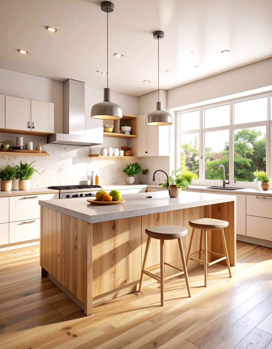 Eco Smart Dirty Kitchen with Recycled Surfaces - 20 Dirty Kitchen Ideas