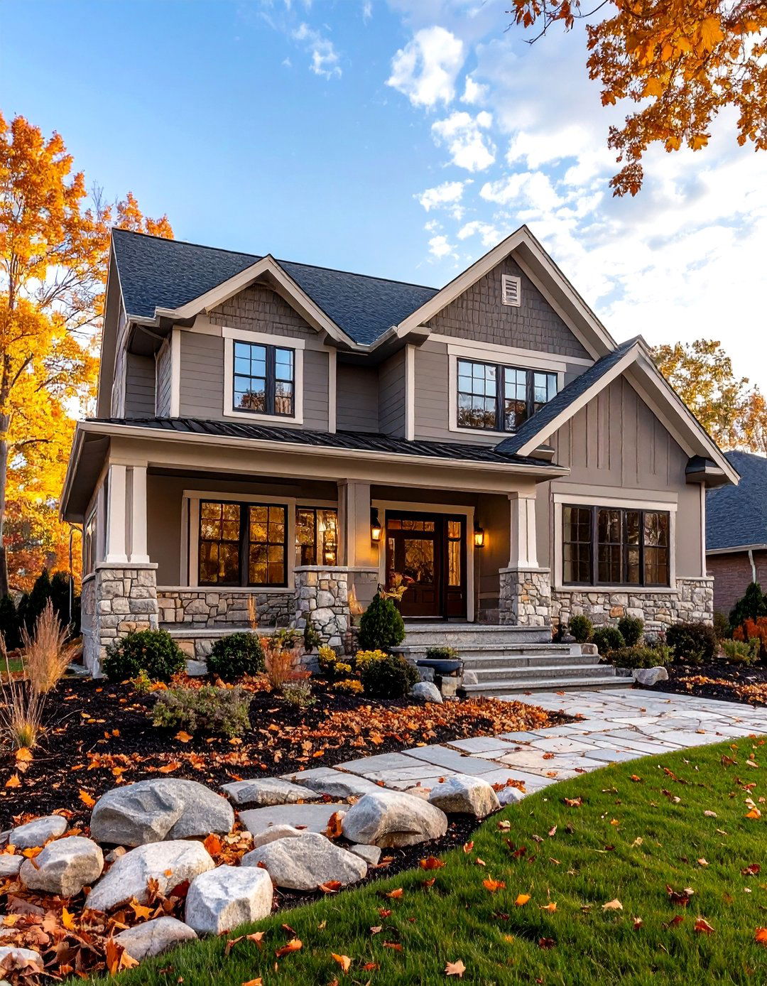Edgecomb Gray Greige Paint Adds Warm Elegance - 20 Greige Paint Colors for Exteriors
