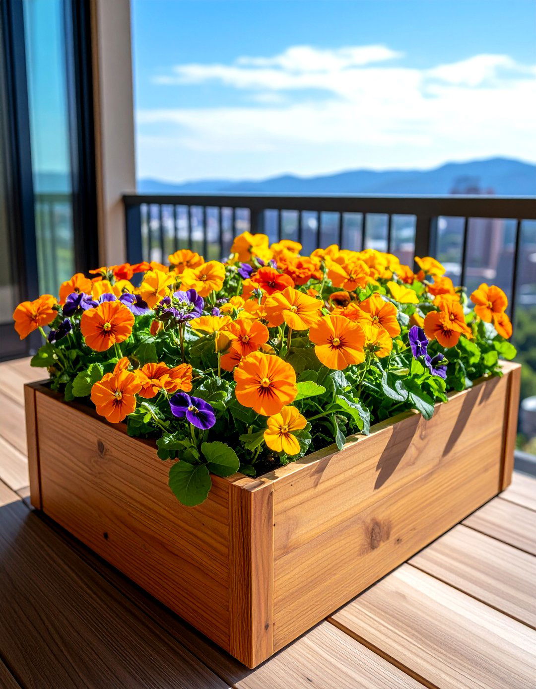 Edible Flower Boxes for Color and Cuisine - 20 Green Balcony Ideas