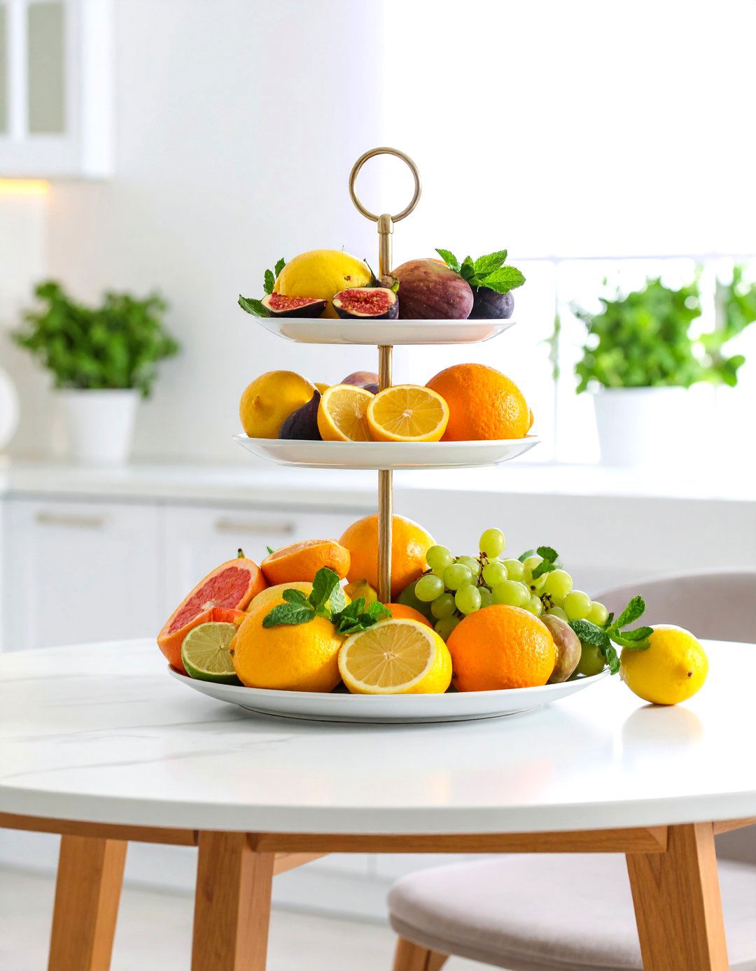 Edible Fruit Display Becomes Dining Table Art - 20 Dining Room Table Decor Ideas