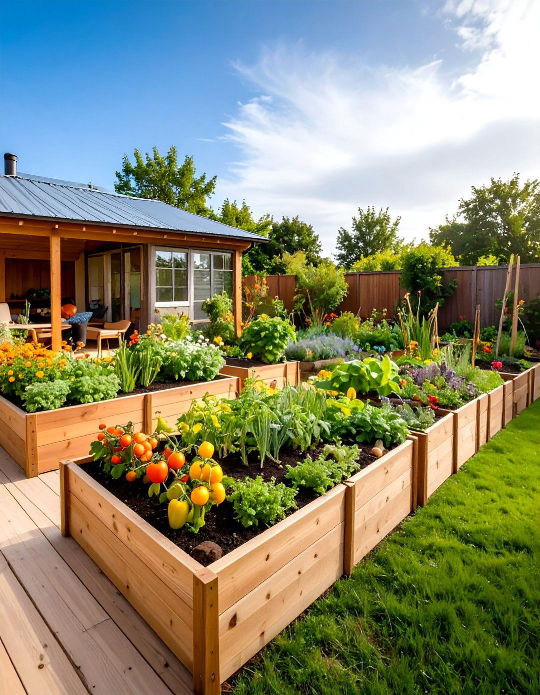 Edible Kitchen Garden Tiers - 20 Tiered Garden Ideas