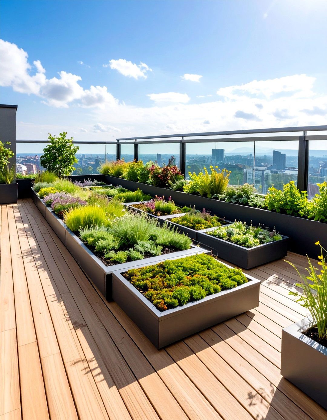 Edible Ornamental Mixed Terraces - 20 Terraced Garden Ideas